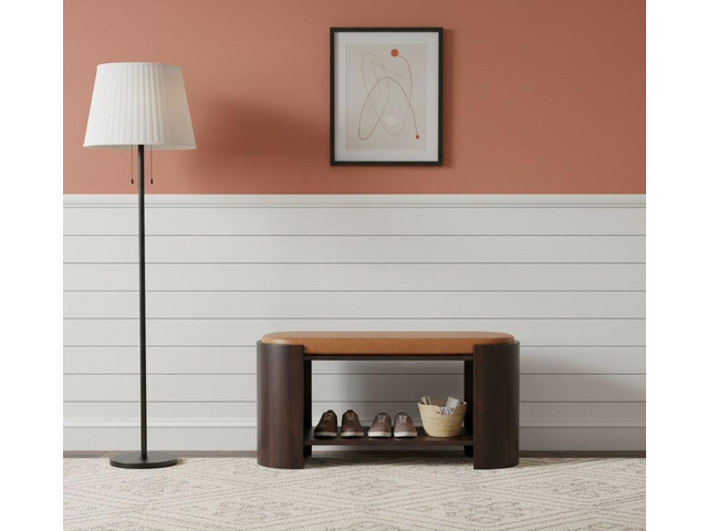 Artisan Furniture Solid Wood Arcus Shoe Bench