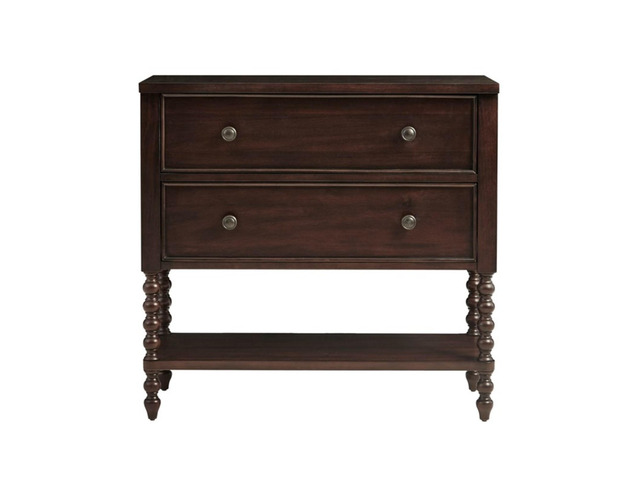 2 Drawer Accent Chest Morocco Brown