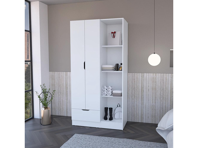 Armoire Dover, Bedroom, White