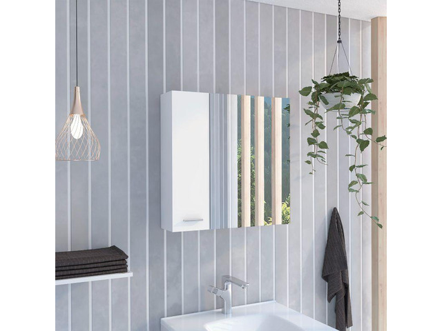 Kenya Medicine Cabinet, Mirror, Double Door, Four Interior Shelves