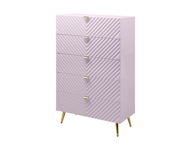 Gaines Pink High Gloss Finish Chest