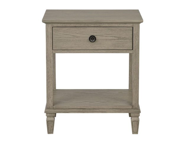 Bedside Table Reclaimed Grey