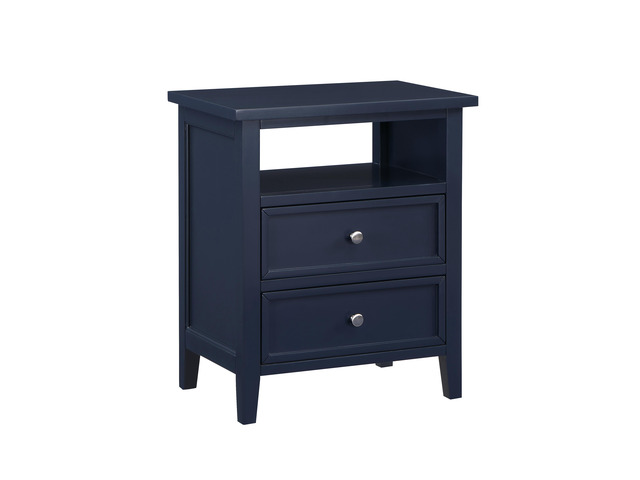 Weston Midnight Blue 2 Drawer Nightstand