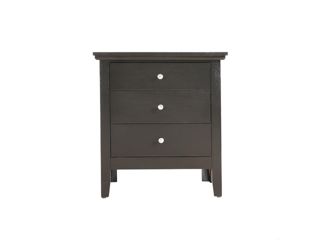 Chic Black Casual Nightstand For Bedrooms