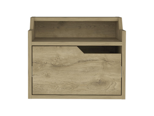 Floating Nightstand Chester, Bedroom, Macadamia