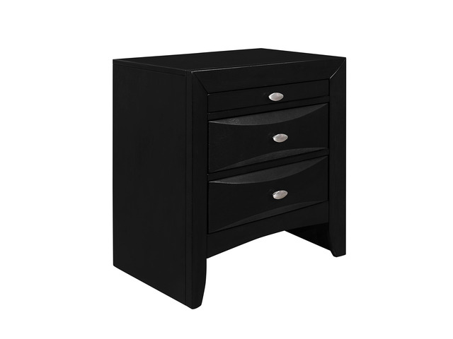 Lucille Black Nightstand