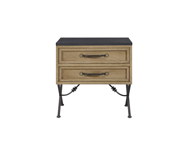 2 Drawer Nightstand - Cashew