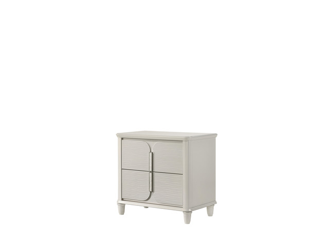 Laveda Pearl White Finish Nightstand