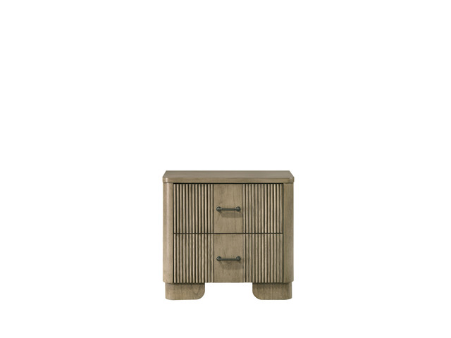 Lakkari Antique Oak Nightstand