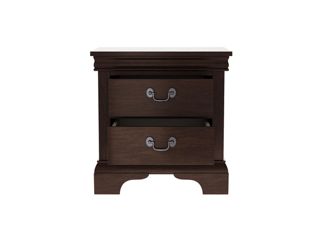22' X 16' X 22.7' Classic Wooden Nightstand-Cherry