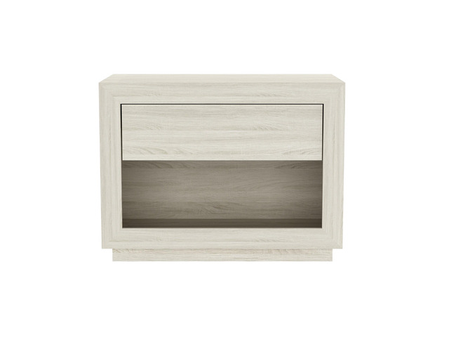 Nightstand In Whitewashed Oak