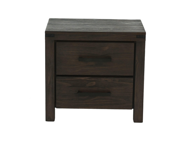 Bedroom Furniture Simple Nightstand Drawers Bed Side Table Solidwood
