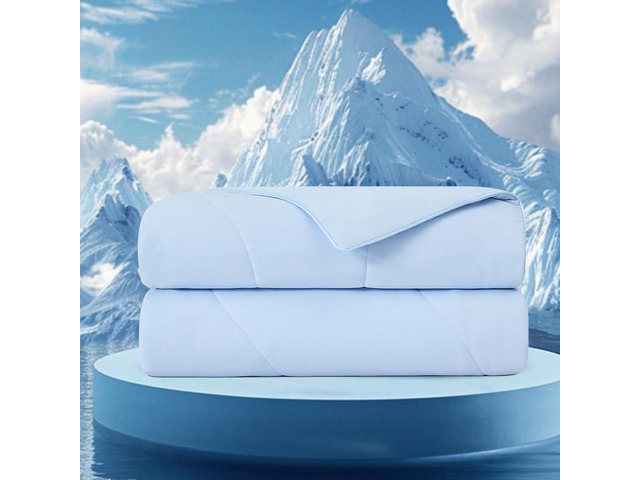 1-Piece 108x90' Cooling DA Comforter,Ice Blue