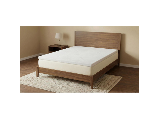 Klamath White Twin XL 3-inch Memory Foam Mattress Topper