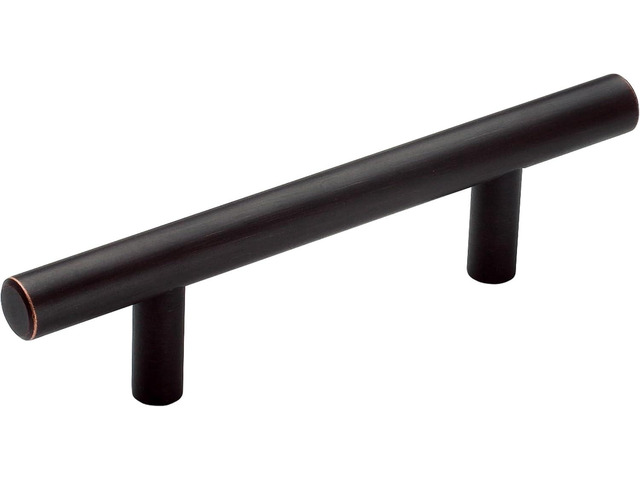10 Pack 3' Bar Pulls Oil-Rubbed Bronze Drawer Pull 3 inch (76mm) Center-to-Center Mounting Distance and 5-3/8 inches Overall Length, Durable...