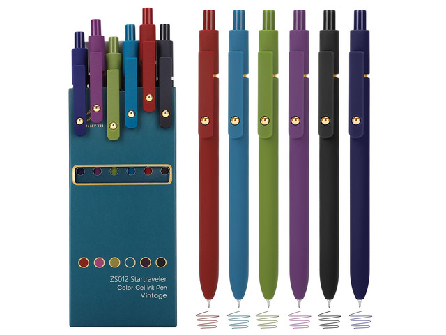 Colored Gel Pens Set,0.5mm Fine Point Color Ink Pens Bulk Colorful Pens for Journaling and Coloring,Cute School & Office Supplies,Stocking Stuffers...