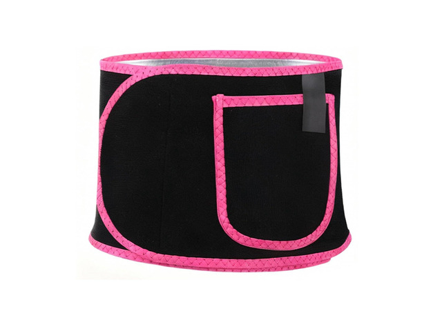 KFHENSOMR Waist Trainer for Women, Elastic Sweat Band for Belly Fat Red Workout Waist Trimmer Belt, Heat Retention, Slimming Stomach Wrap, Easy...