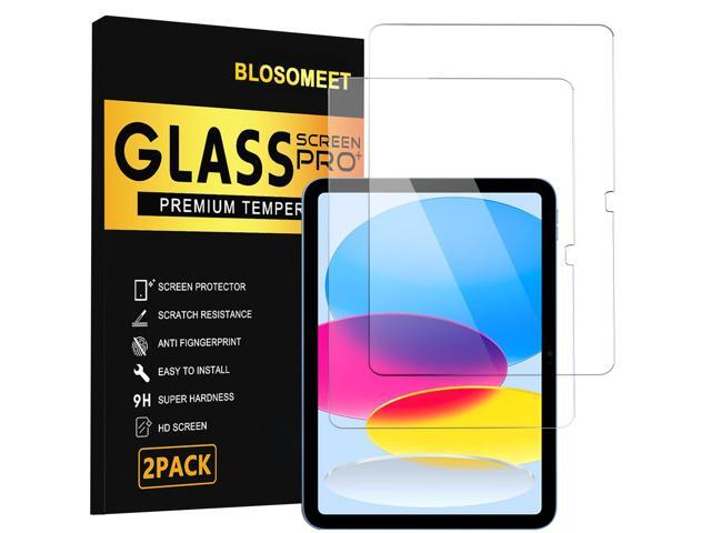 Screen Protector for iPad 11th A16 2025 & 10th Gen 10.9' 2022 2 Pack, HD Clear, 9H Hardness Tempered Glass, Face ID & Apple Pencil Compatible,...