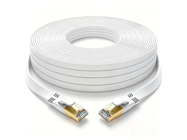 Cat 8 Ethernet Cable 150 FT, Outdoor & Indoor High Speed Heavy Duty Network LAN Internet Cable,SFTP Gold Plated RJ45 40Gbps 2000Mhz Patch Cord, for...