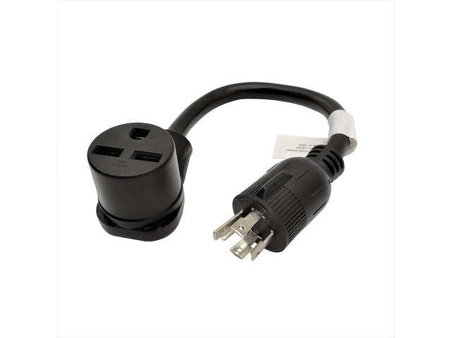 Parkworld 885088 Power Adapter Cord 4-Prong Generator 30A Locking L14-30P Male Plug to Welding 30 AMP 6-30R Female Receptacle