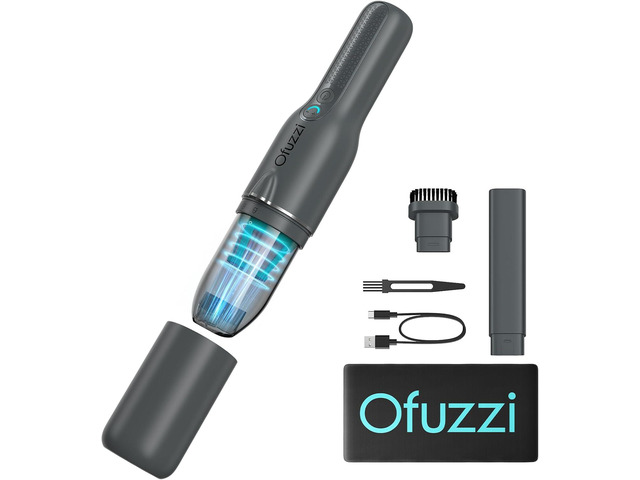 Ofuzzi Slim H7 Pro Cordless Handheld Vacuum with LED Light, Ultra-Lightweight 1.0LB, 11000Pa Powerful Suction, Two-Speed Modes, Type-C Fast...