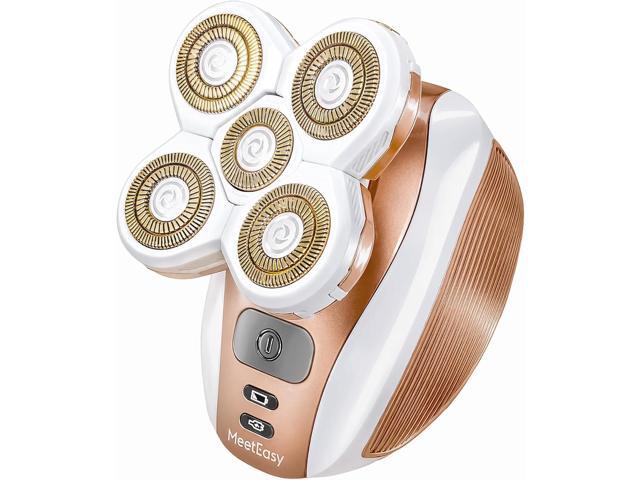 Electric Leg Shaver for Women - Rechargeable Painless Lady Razor for Leg Face Lips Body Underarms Armpit - Female Cordless Bikini Trimmer