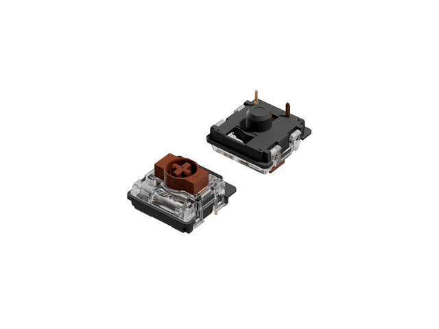 Ranked Gateron ks-27 Low Profile Key Switches for Mechanical Gaming Keyboards Plate Mounted (Gateron Brown, 65 Pcs)