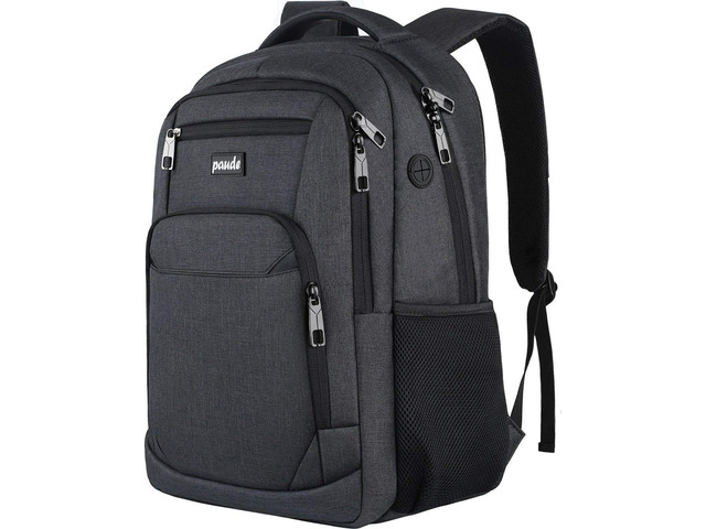 Paude Backpack for Men and Women,School Backpack for Teens,15.6 inch Laptop Backpack with USB Charging port for Business College Travel