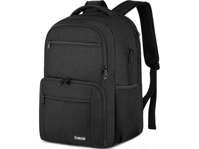 ZUBOND Backpack for Men and Women, Backpacks for School Teen Boys, Business Travel Water Resistant Sturdy 15.6 Inch Laptops Back Pack, College...