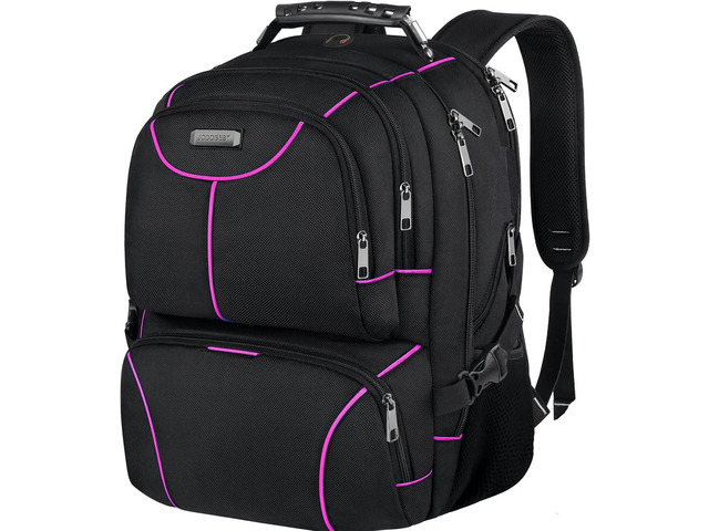 VECKUSON Laptop Backpack, 15.6 Inches, Purple, Unisex