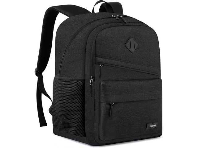 School Backpack for Teens Boys, 15.6 Inch Laptop Backpack with USB Charging Port & Water Resistant Design, College High School Book Bag for...
