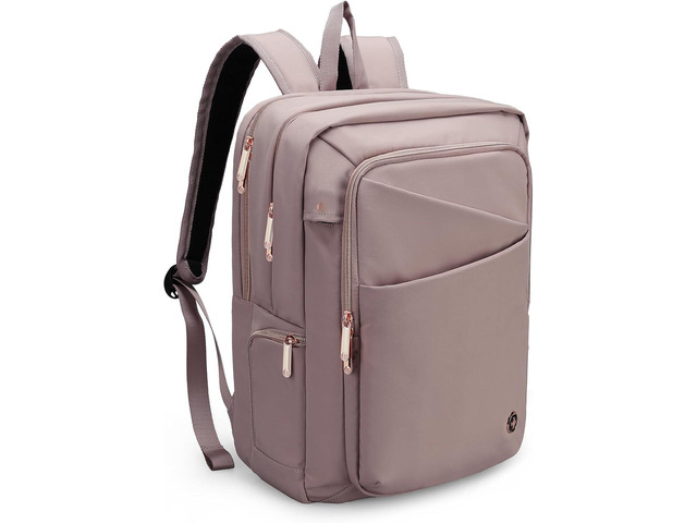 Swissdigital Design Women's Laptop Backpack, Compact College Bookbag with USB Port,Well-Organized Daypack for Work Business, Fits 15.6' Laptop,...