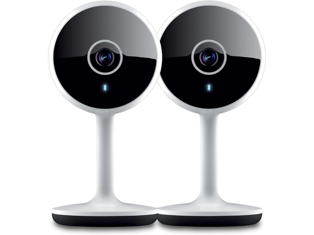 Geeni Vivid Indoor Smart Security Camera HD Live Stream Camera for Indoor Home Monitoring with Night Vision, 2-Way Audio, Flexible Mount, Micro SD...
