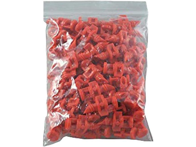 SUCOHANS 500 Count 360 Degree Micro Sprayer Fan Jet Hydroponic Aeroponic Misters Cloners - 360 Sprayer Red (500)