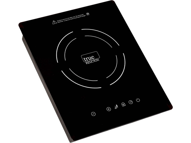 TI-1B 12 inch Built-In Single Burner Induction Glass-Ceramic Cooktop, 1750W, UL858 Certified