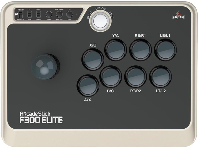 MAYFLASH Arcade Stick F300 Elite with Sanwa Buttons and Sanwa Joysticks for Switch/Switch 2, Xbox Series S/X, Xbox One, PS4, PS3, Windows, macOS,...