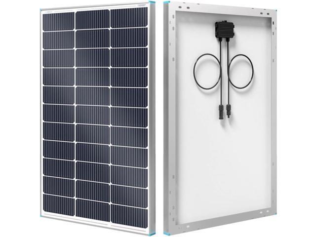 Renogy Solar Panels 100 Watt, N-Type Solar Panel 25% High-Efficiency 16BB 100W Solar Panel for 12V Battery Systems, IP67 PV Module for RV Marine...