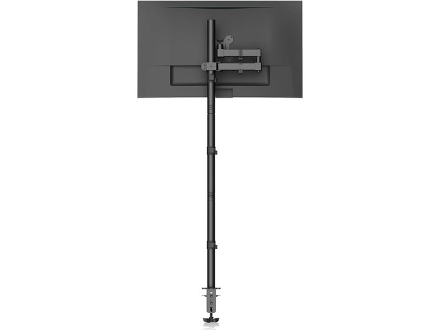 Monitor Mount Single Fully Adjustable Arm Monitor Arm Fits One Screen 13-32 inch 22lbs for Computer Screen 13 15 17 19 20 22 23 24 26 27 30 32 inch...