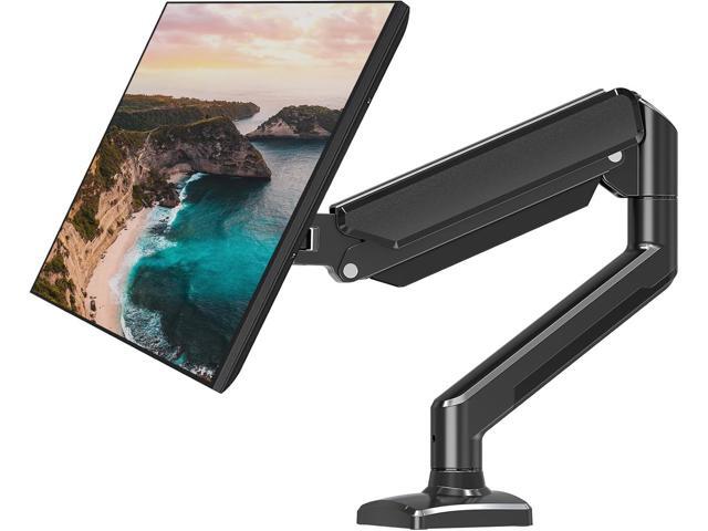 Single Monitor Mount Arm Fits up to 32 ', Holds 4.4-19.8lbs Single Desk Mount, Full Motion Monitor Desk Mount, VESA Mount 75x75, 100x100