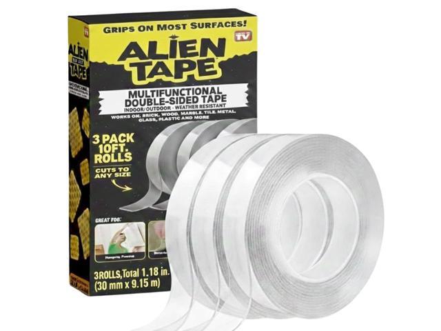 ALIEN TAPE Double Sided Tape Heavy Duty, Nano Tape, Double Sided Mounting Tape, Heavy Duty Double Sided Tape for Walls, Wall Tape, Clear Adhesive...