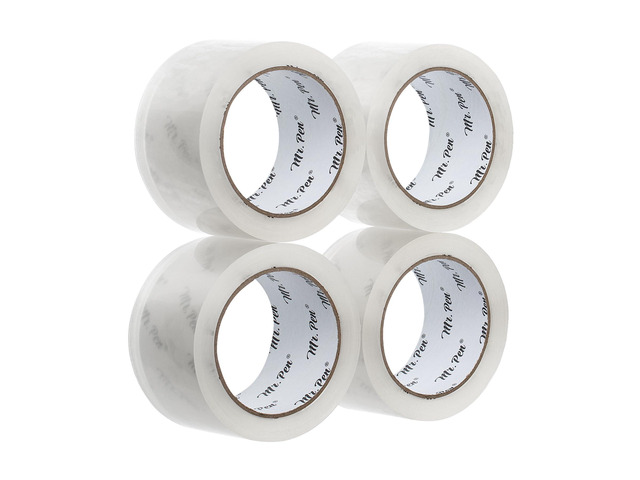 Packing Tape, 4 Pack, 2 Inch Wide, 60 Yards, Clear Heavy Duty Packing Tape for Shipping, Packaging, Moving and Storage