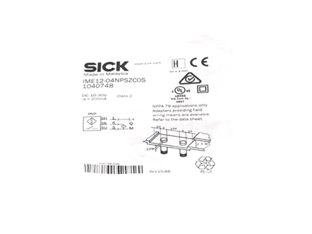 SICK IME12-04NPSZCOS Inductive proximity sensors,PNP,New