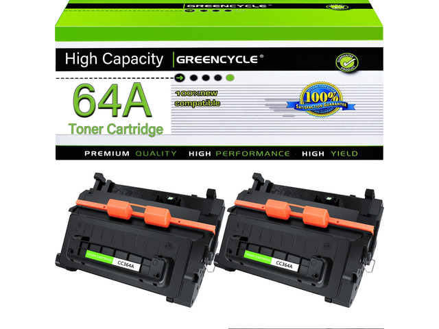 CC364A Compatible Black Toner Cartridge Replacement for HP 64A Use for LaserJet P4014dn P4014n P4015dn P4015n P4015tn P4015x P4515n P4515tn P4515...