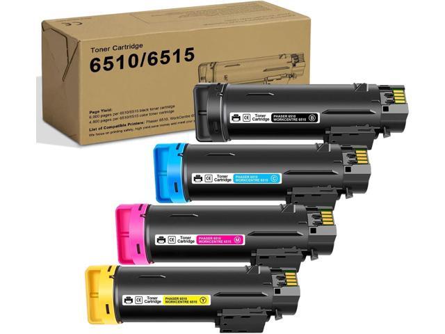 Phaser 6510 WorkCentre 6515 High Yield Toner Cartridge Set (4-Pack, Black/Cyan/Magenta/Yellow) 106R03480 106R03477 106R03478 106R03479 Toner.