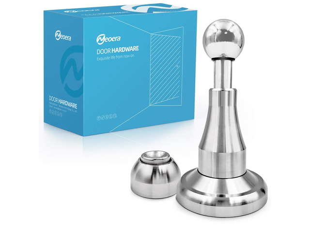 Magnetic Door Stopper, Updated Hydraulic Shock Absorbent Technology, Soft-Catch Magnetic Hold, Premium 304 Stainless Steel, Anti-Rust, Heavy Duty...