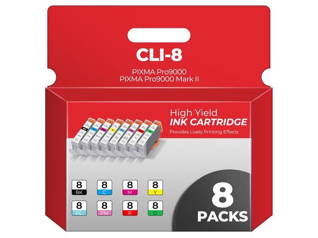 CLI-8 Ink Cartridges PIXMA Pro9000 PIXMA Pro9000 Mark II Compatible with Canon CLI8 Ink Cartridges Combo Pack Compatible for CLI8 PIXMA Pro9000...