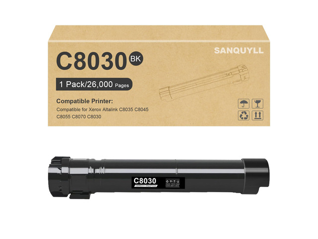 C8030 C8045 Black Toner Cartridge Compatible for Xerox Altalink C8030 C8035 C8045 C8055 C8070 Toner for 006R01697 Cartridge High Yield 26,000 Pages...