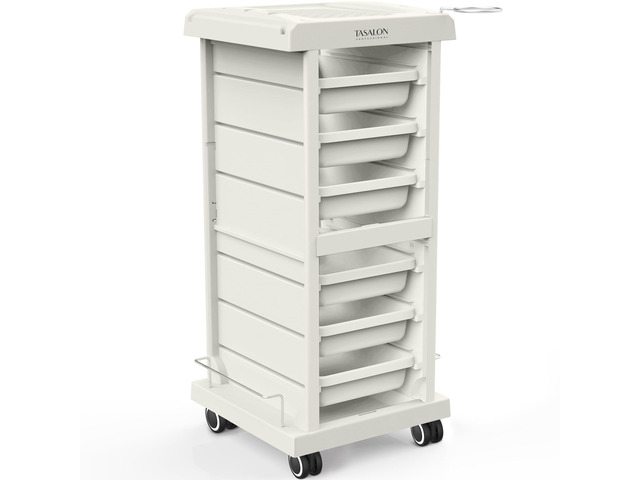 Salon Trolley Cart for Salon Station - Space Saving Salon Rolling Cart for Extra Storage - Hair Salon Beauty Cart - 6-Tray Salon Cart -...