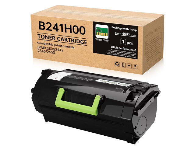 B241H00 (with Chip) High Yield Black Toner Cartridge Compatible with Lexmark B241H00 B231000 Toner Cartridge for B2442, B2546, B2650, MB2442,...