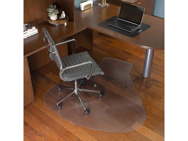 Everlife Hard Floor Chair Mat, 66'x60', Clear